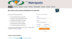 Desktop Screenshot of expressometropolis.com.br